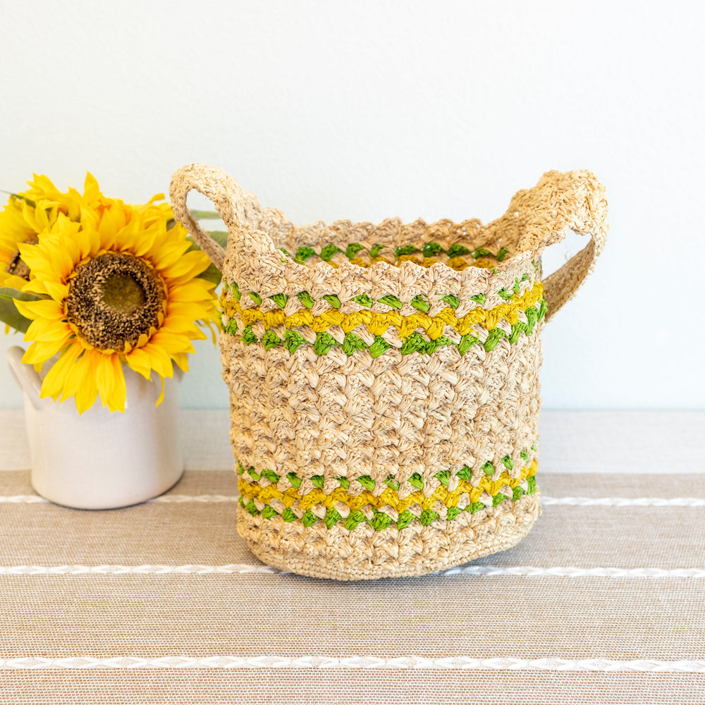 Damen-Raffia-Korbtasche mit langem Riemen für Strand, Urlaub und Sommer-Outfits