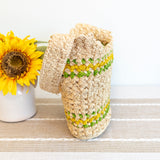 Women’s Summer Raffia Basket Bag with Long Strap for Beach, Vacation & Summer Outfits