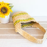 Women’s Summer Raffia Basket Bag with Long Strap for Beach, Vacation & Summer Outfits