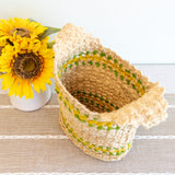 Women’s Summer Raffia Basket Bag with Long Strap for Beach, Vacation & Summer Outfits