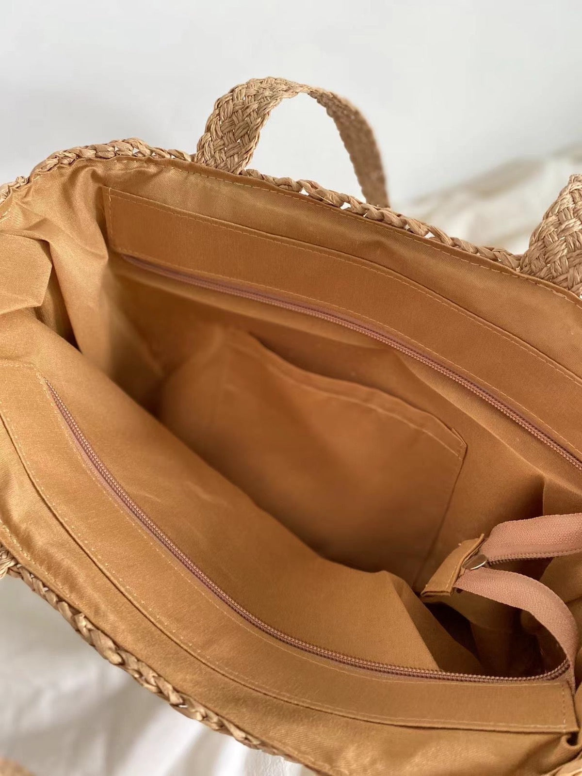 Women’s Granny Patch Large Straw Summer Tote for Beach, Vacation & Summer Outfits