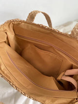 Women’s Granny Patch Large Straw Summer Tote for Beach, Vacation & Summer Outfits