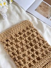 Women’s Crochet Cotton Woven Crossbody Purse for Boho Everyday Style & Gifts
