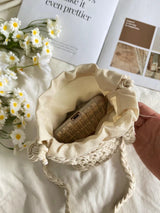 Women’s Crochet Cotton Woven Crossbody Purse for Boho Everyday Style & Gifts