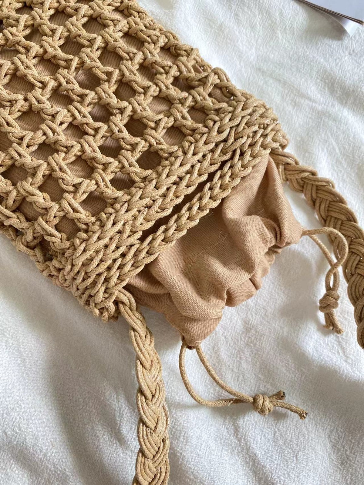 Women’s Crochet Cotton Woven Crossbody Purse for Boho Everyday Style & Gifts