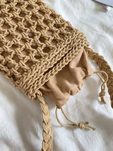 Women’s Crochet Cotton Woven Crossbody Purse for Boho Everyday Style & Gifts