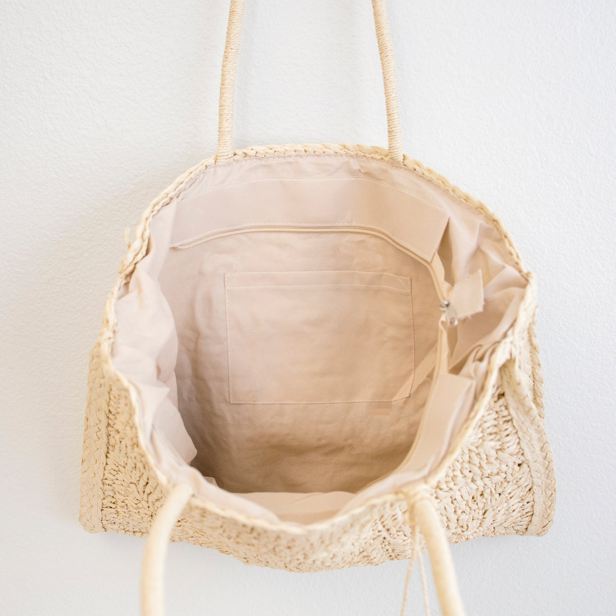 Women’s Large Straw Summer Tote for Beach, Vacation & Summer Outfits