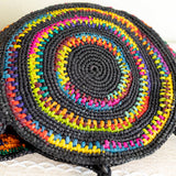 Women’s Round Raffia Woven Shoulder Bag Tote Bag for Beach, Vacation & Summer Outfits