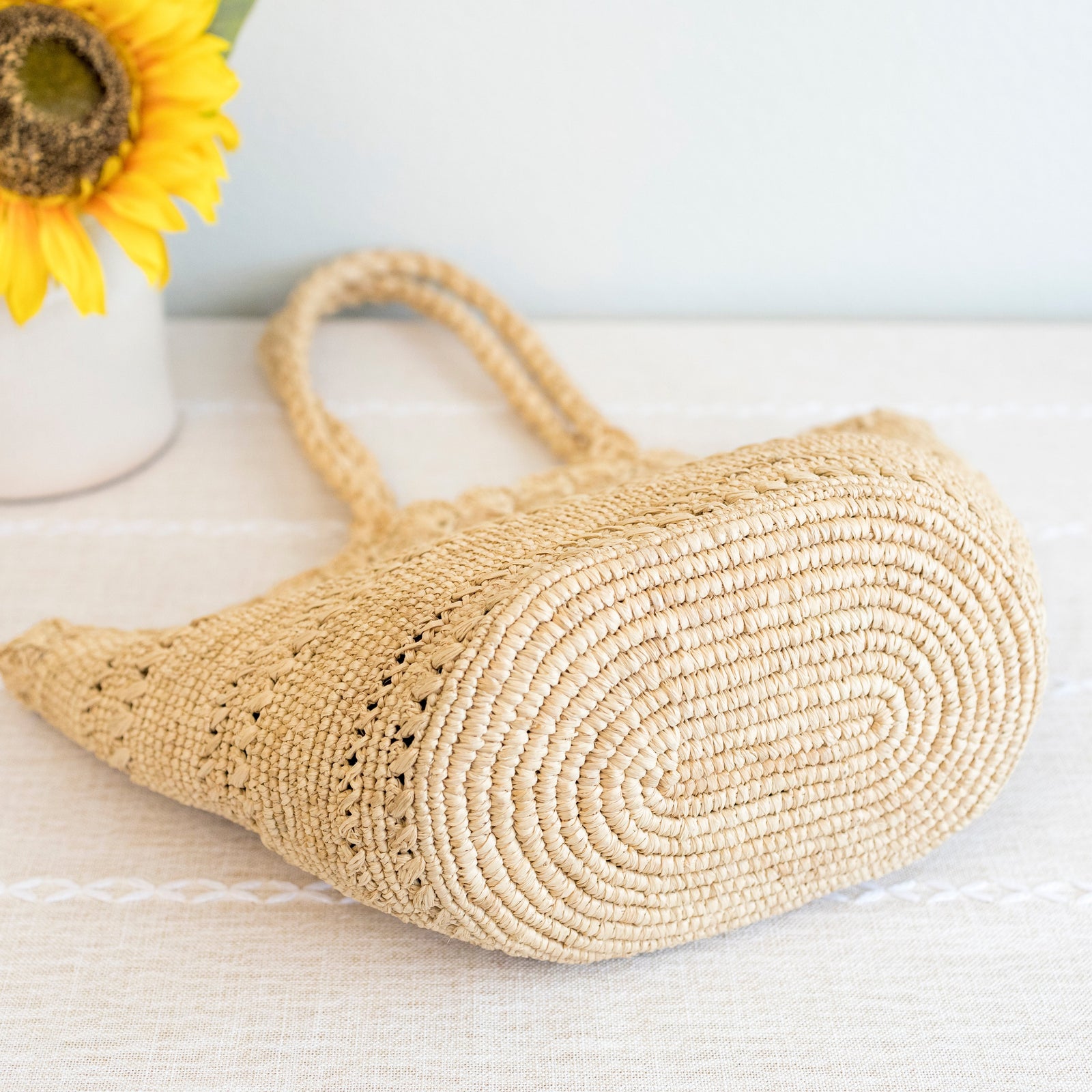 Women’s Summer Raffia Basket Bag Shoulder Bag for Beach, Vacation & Summer Outfits