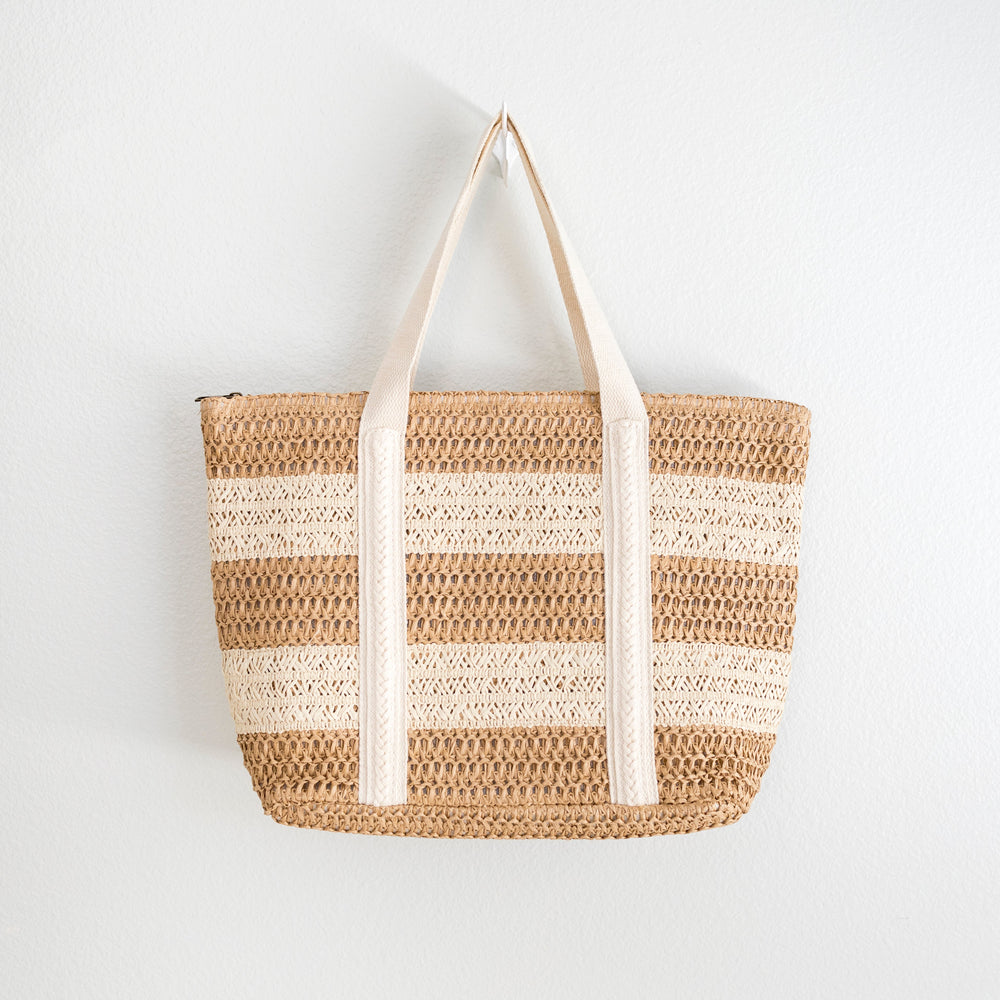 Women’s Straw Woven Beach Tote for Beach, Vacation & Summer Outfits