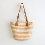 Women’s Straw Summer Basket Tote Bag for Beach, Vacation & Summer Outfits