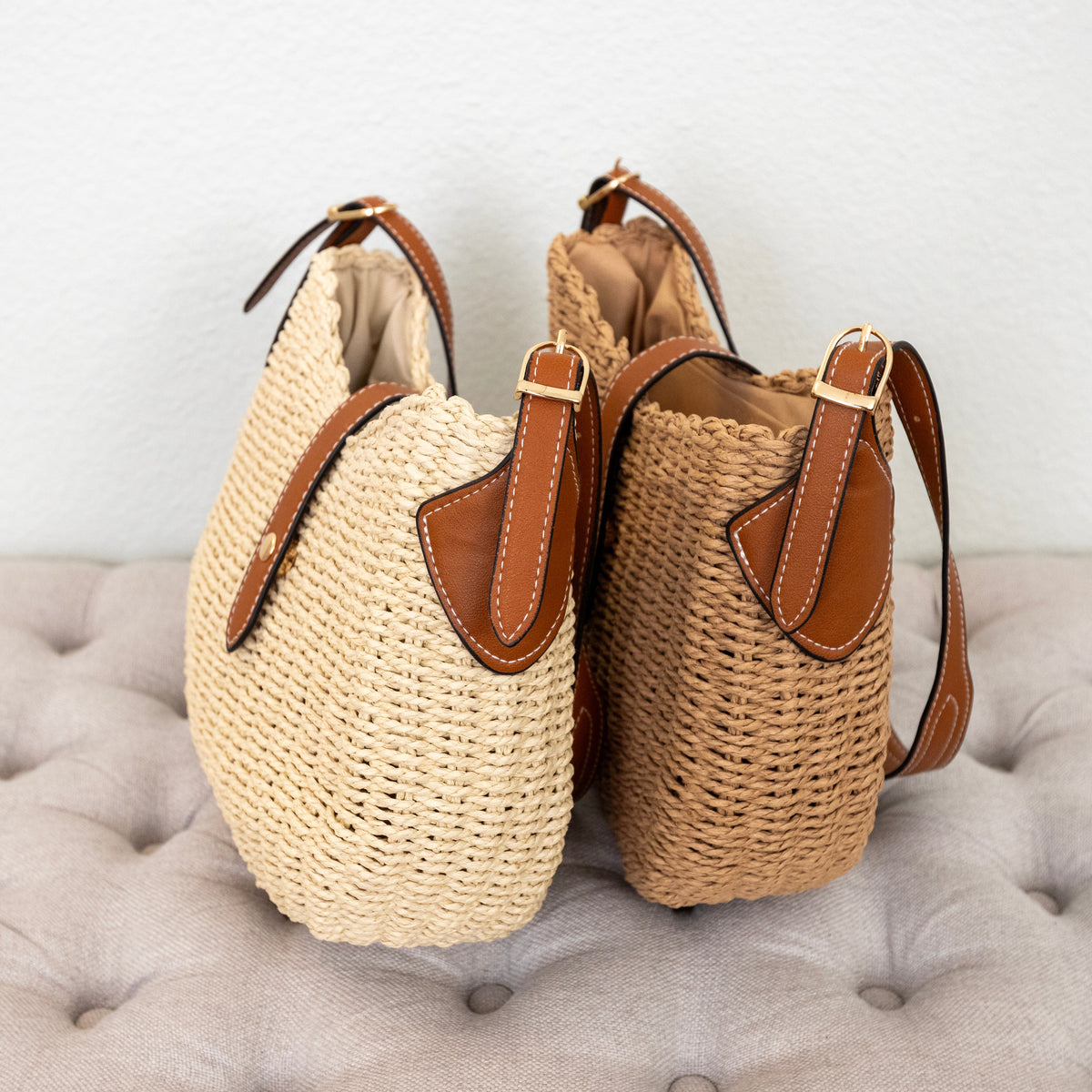 Women’s Straw Woven Crossbody Bag for Beach, Vacation & Summer Outfits