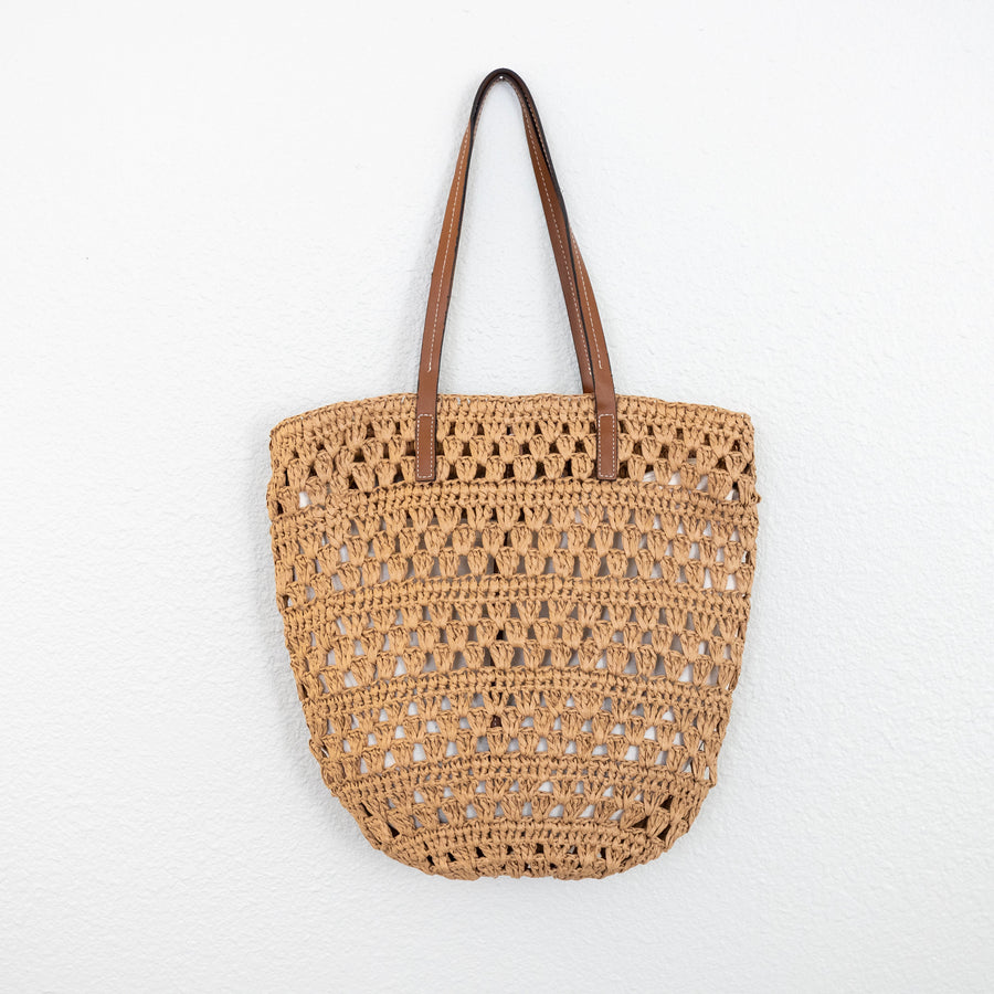 Women’s Beach Straw Woven Tote Bag for Beach, Vacation & Summer Outfits