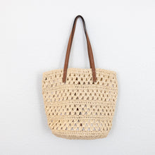 Strandtasche aus Strohgeflecht für Damen für Strand, Urlaub und Sommer-Outfits