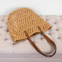 Strandtasche aus Strohgeflecht für Damen für Strand, Urlaub und Sommer-Outfits