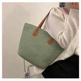 Women’s Straw Summer Basket Tote Bag for Beach, Vacation & Summer Outfits