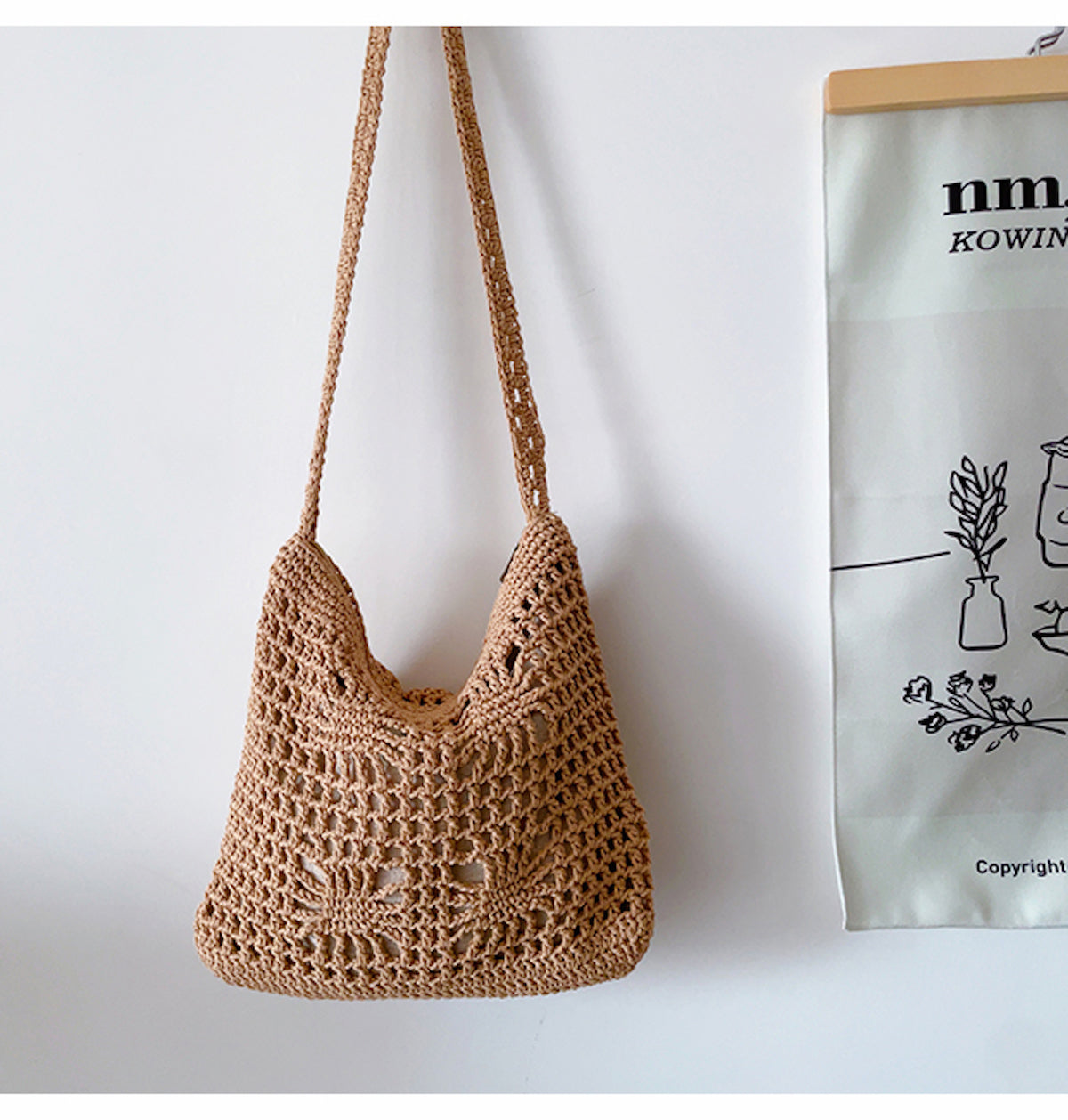 Women’s Handmade Crochet Crossbody Bag for Boho Everyday Style & Gifts
