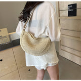 Women’s Straw Woven Crossbody Bag for Beach, Vacation & Summer Outfits