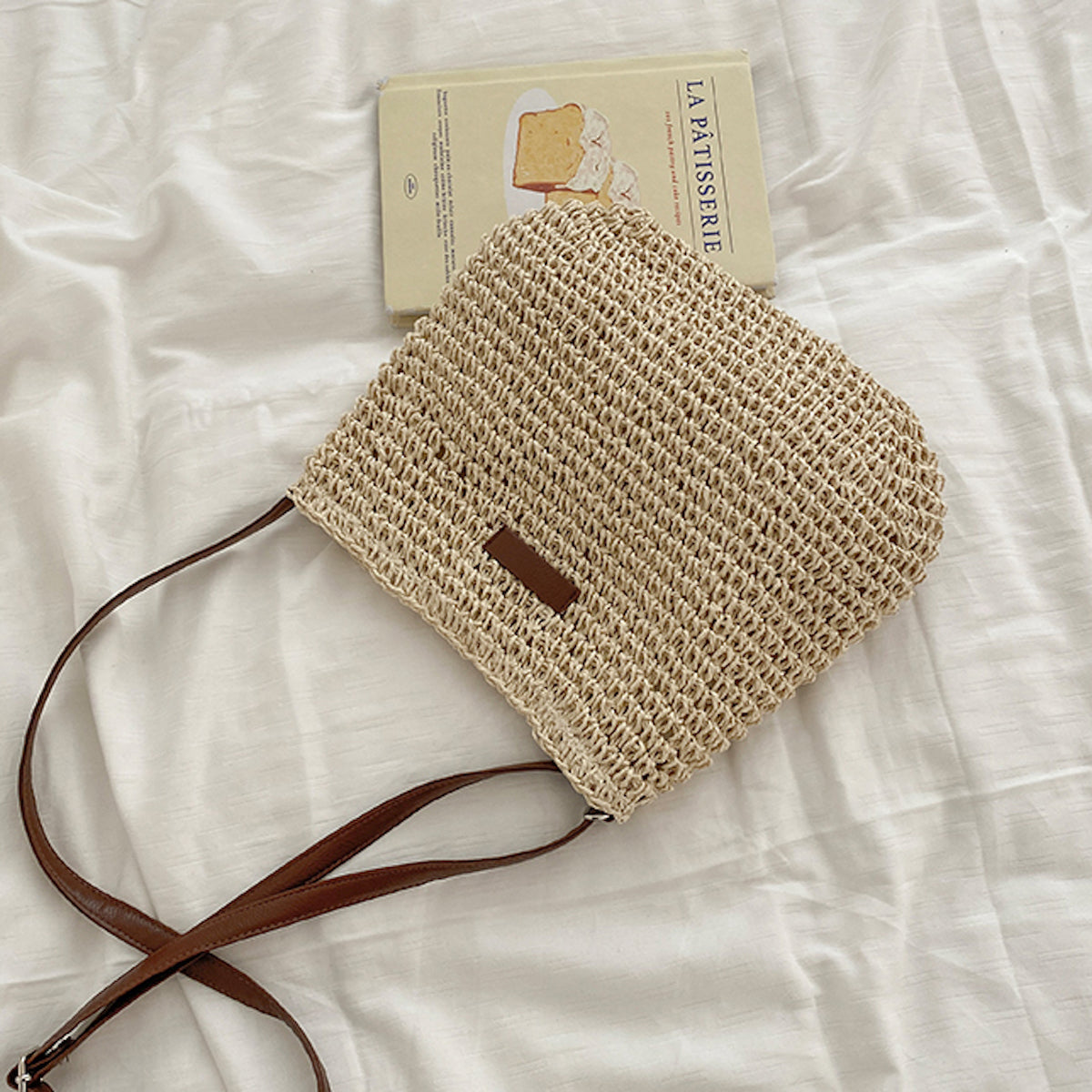 Women’s Straw Woven Crossbody Bag for Beach, Vacation & Summer Outfits