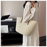 Women’s Woven Straw Market Tote Summer Bag for Beach, Vacation & Summer Outfits