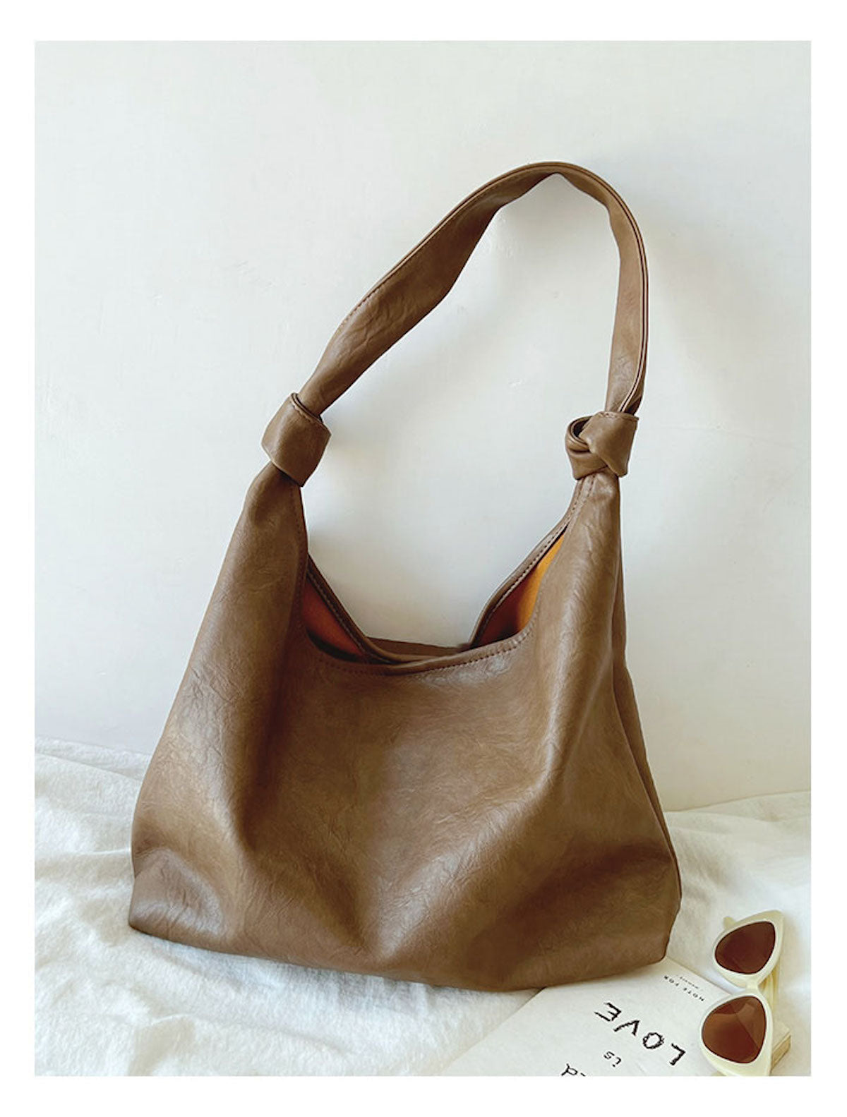 Women’s Soft Leather Retro Hobo Shoulder Bag Everyday Work Bag for Everyday City Outfits