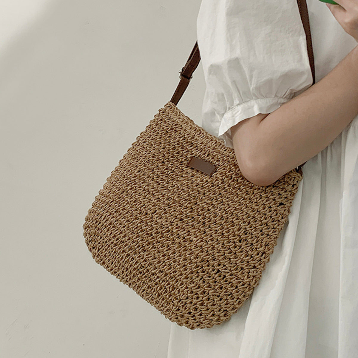 Women’s Straw Woven Crossbody Bag for Beach, Vacation & Summer Outfits