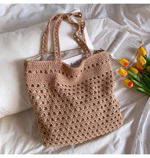 Women’s Handmade Crochet Retro Style Tote Bag for Boho Everyday Style & Gifts