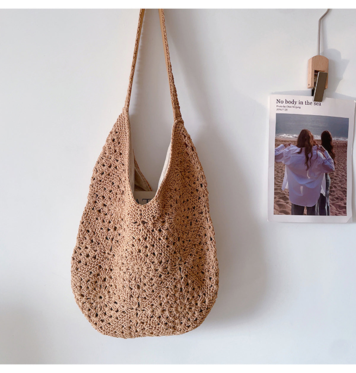 Women’s Boho Crochet Shoulder Bag Tote Bag for Boho Everyday Style & Gifts