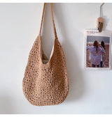 Women’s Boho Crochet Shoulder Bag Tote Bag for Boho Everyday Style & Gifts
