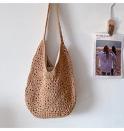 Women’s Boho Crochet Shoulder Bag Tote Bag for Boho Everyday Style & Gifts