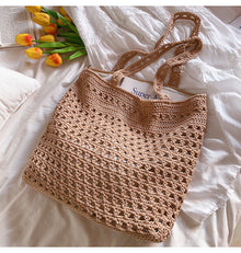 Women’s Handmade Crochet Retro Style Tote Bag for Boho Everyday Style & Gifts