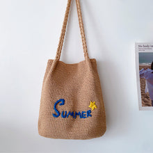 Women’s Summer Cotton Knitted Bag Shoulder Bag for Boho Everyday Style & Gifts