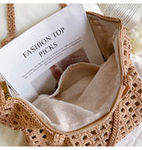 Women’s Handmade Crochet Retro Tote Shoulder Bag for Boho Everyday Style & Gifts
