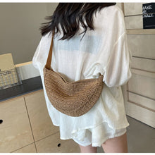 Women’s Straw Woven Crossbody Bag for Beach, Vacation & Summer Outfits