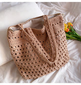 Women’s Handmade Crochet Retro Style Tote Bag for Boho Everyday Style & Gifts