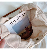 Women’s Oversized Cotton Knitted Shoulder Bag for Boho Everyday Style & Gifts
