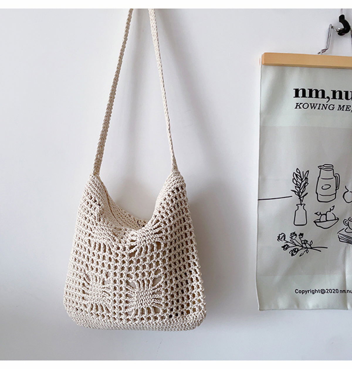 Women’s Handmade Crochet Crossbody Bag for Boho Everyday Style & Gifts