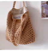 Women’s Handmade Crochet Retro Style Tote Bag for Boho Everyday Style & Gifts