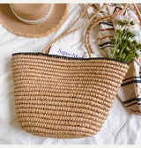 Women’s Summer Straw Basket Summer Tote for Beach, Vacation & Summer Outfits