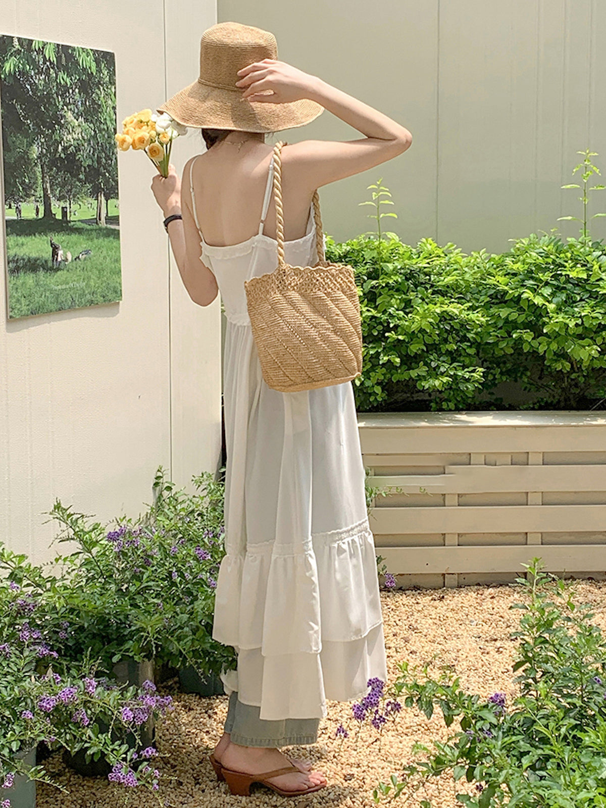 Women’s Summer Raffia Basket Bag for Beach, Vacation & Summer Outfits