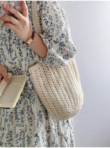 Women’s Handmade Crochet Retro Style Tote Bag for Boho Everyday Style & Gifts