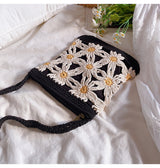 Women’s Crochet Cotton Mini Daisy Purse for Boho Everyday Style & Gifts