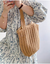 Women’s Handmade Crochet Retro Style Tote Bag for Boho Everyday Style & Gifts