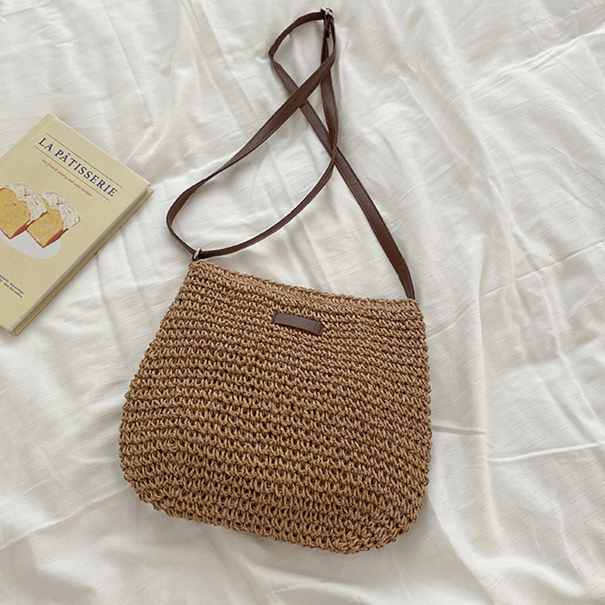 Women’s Straw Woven Crossbody Bag for Beach, Vacation & Summer Outfits