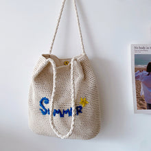 Women’s Summer Cotton Knitted Bag Shoulder Bag for Boho Everyday Style & Gifts