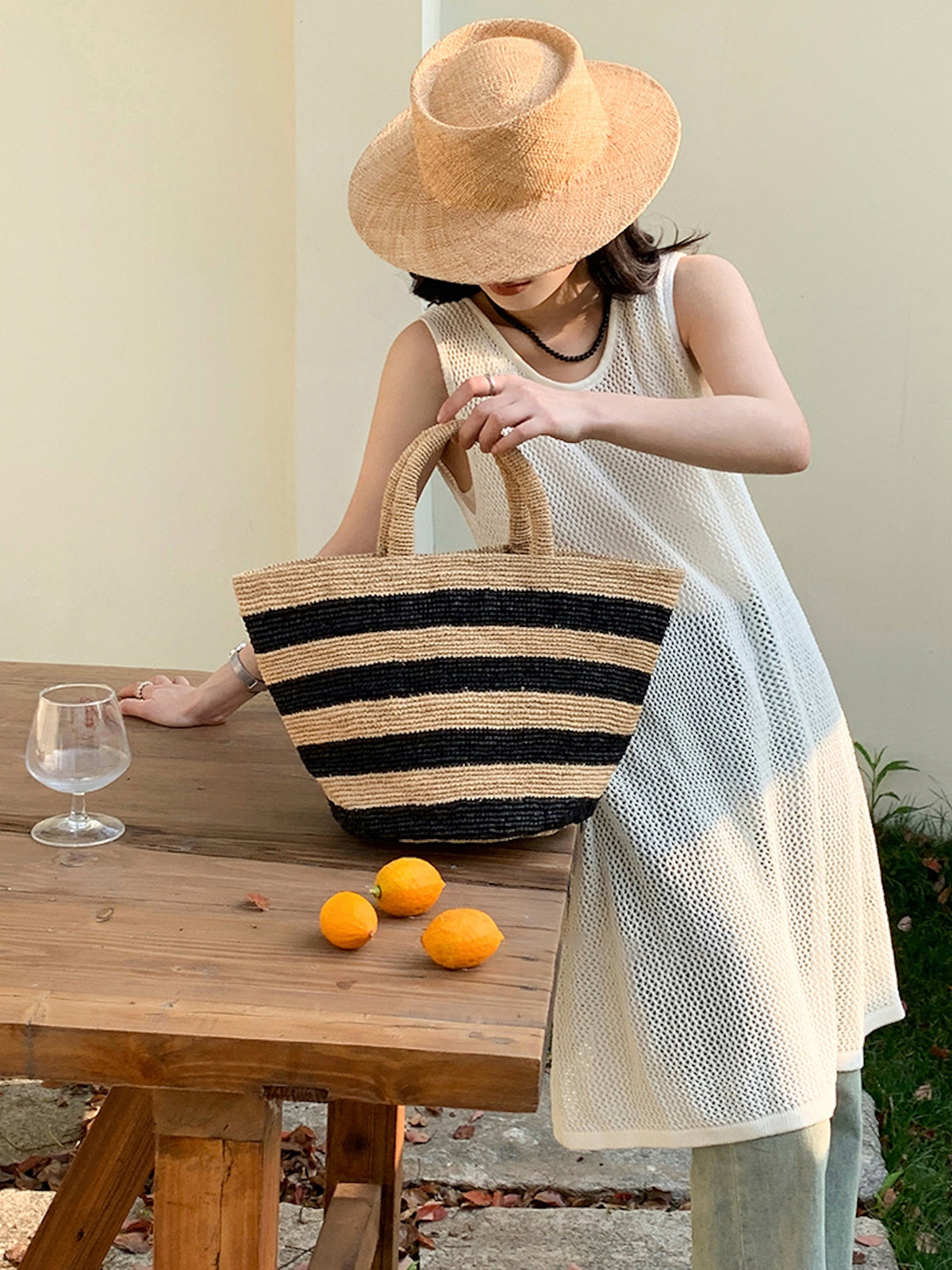 Women’s Summer Raffia Basket Bag for Beach, Vacation & Summer Outfits