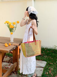 Women’s Soft Raffia Summer Beach Straw Shoulder Bag for Beach, Vacation & Summer Outfits