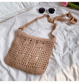 Women’s Handmade Crochet Crossbody Bag for Boho Everyday Style & Gifts