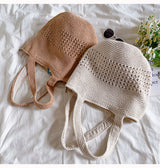 Women’s Crochet Cotton Bucket Bag for Boho Everyday Style & Gifts