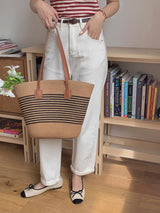 Women’s Straw Summer Tote Beach Basket Bag for Beach, Vacation & Summer Outfits